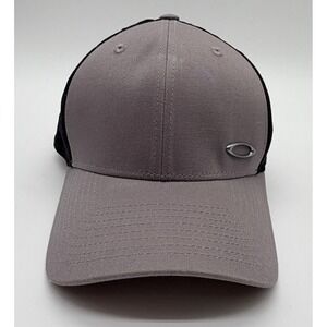 Oakley Cap Tinfoil II Hat Storm Front Unisex One Size Gray Black